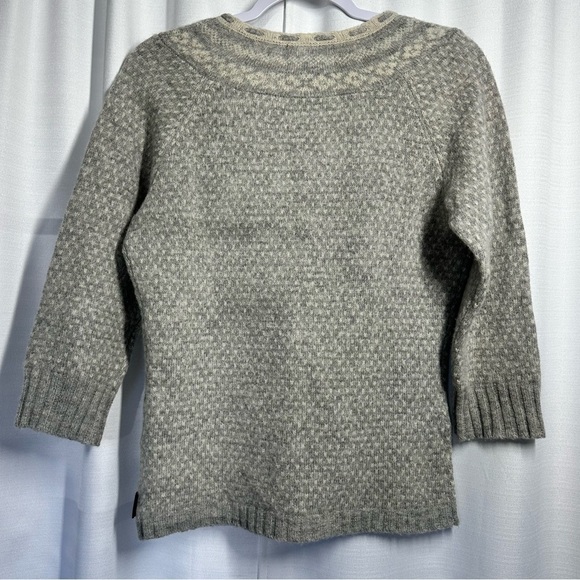Woolrich Winter Fair Isle Wool Sweater Pullover Women's XS Nordic Lamb's Wool - Picture 6 of 12
